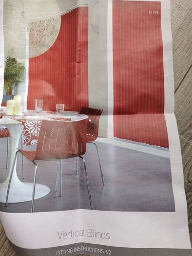 Brand new vertical blinds