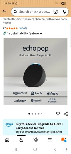 Echo pop alexa