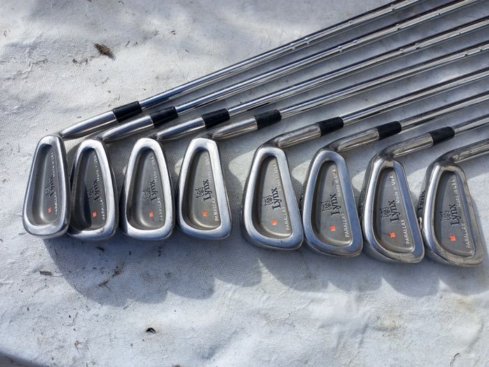 Lynx golf irons. Right handed clubs.