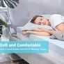 Memory Foam Mattress Topper, Pressure Relief Mattress Topper for Back Pain, Gel Infused Foam (MULTIPLE SIZES, SEE DESCRIPTION) Image 2