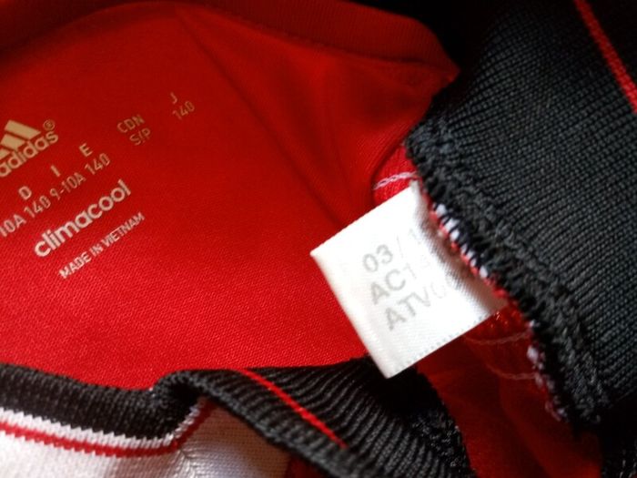 Manchester United Adidas Jersey Size Age 9/10years