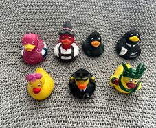 Collection of bath ducks New York New Zealand Bayern Munich Finland