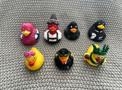 Collection of bath ducks New York New Zealand Bayern Munich Finland