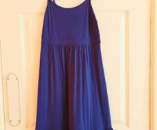 Blue strappy dress, Small size