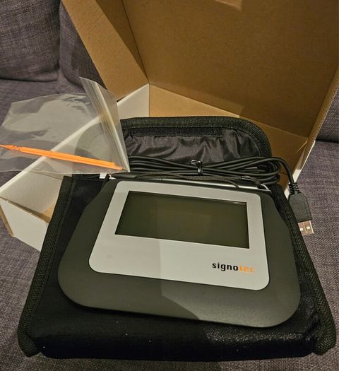 Signotec Sigma ST-BE105-2-U100 Black LCD Display Signature Pad