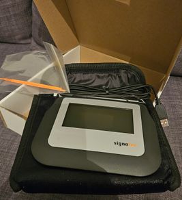Signotec Sigma ST-BE105-2-U100 Black LCD Display Signature Pad
