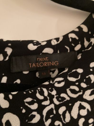 Next black and white dress