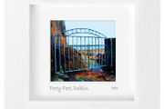 The Forty Foot, Dublin, A - mini Framed print by artist Helen Mathews