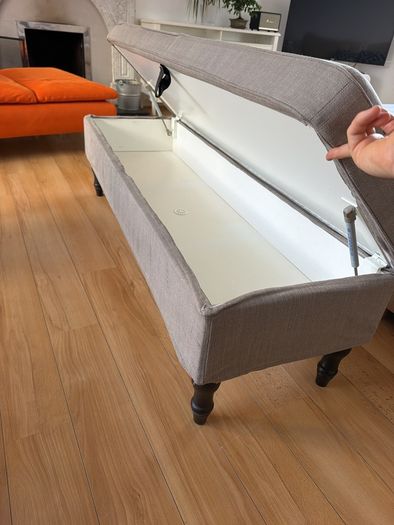 Ikea bench with storage