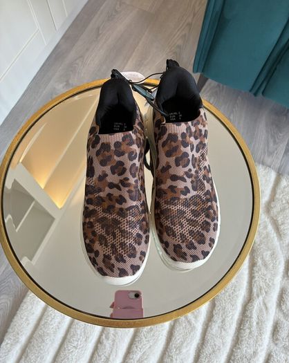 Brand-new Ladies Leopard Print Memory Foam Casual Sneakers from Primark