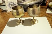 Pair of epns goblets