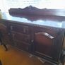 Vintage mahogany dining table and chairs Image 4