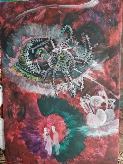 Spider Dreams painting by MD