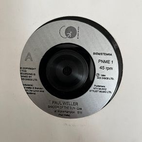 vinyl 7" single. Paul Weller. Shadows of the Sun