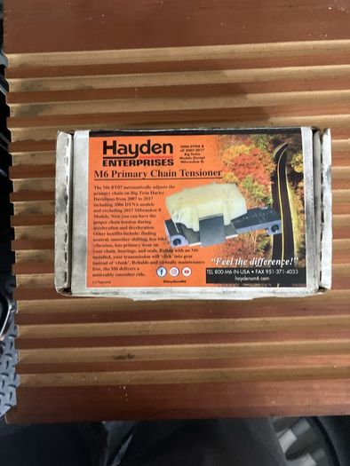 Hayden m6 primary chain tensioner