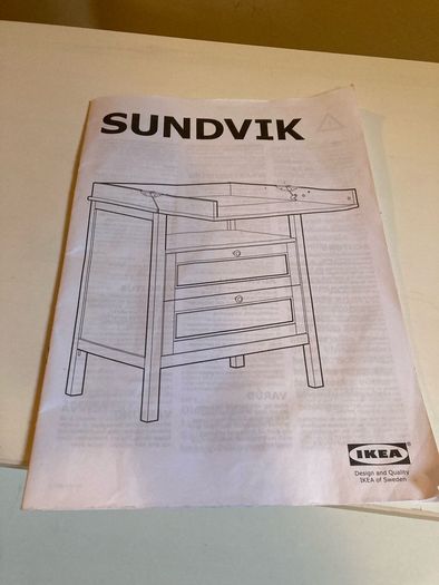 IKEA Sundvik baby changing table