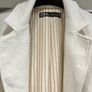 Zara cream Oversized Longline Blazer (Size XS but fit up to a UK 10) Image 3