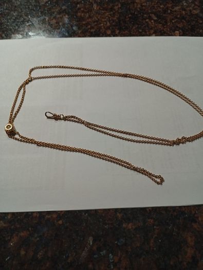 10 kt gold Victorian housekeepers necklace