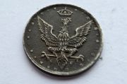 Poland 1917 10 Fenigow coin iron error