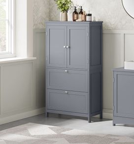 Bathroom cabinet with 2 doors and 2 drawers
