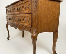 Stunning Antique Country French Oak Commode