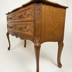 Stunning Antique Country French Oak Commode