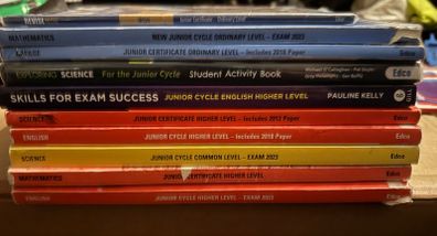 junior cert exam books