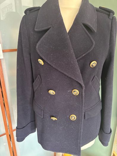 Hobbs Navy Blue Top Quality Blazer / Jacket with Gold Buttons - Size 8