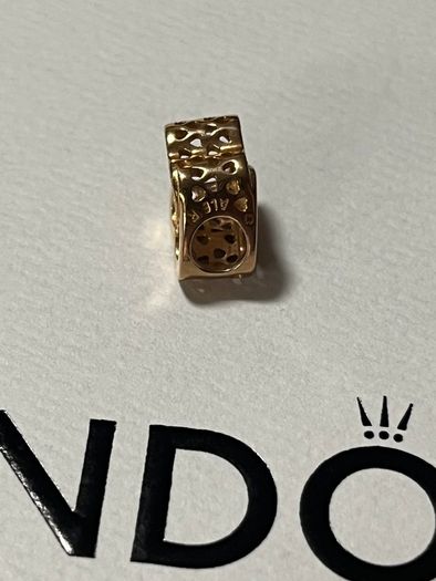 Pandora Rose Gold Plated Entwined Hearts Charm