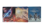 Star Wars Rogue One Solo Last Jedi Blu-ray Steelbook Bundle