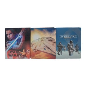 Star Wars Rogue One Solo Last Jedi Blu-ray Steelbook Bundle