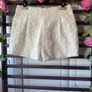 River island cream lace shorts size 10 Image 2