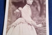 CDV Photo of Queen Alexandra, then Princess of Wales.