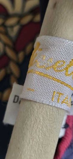 Vintage Ostinelli 100% Silk Made in Italy Equestrian Theme Scarf
