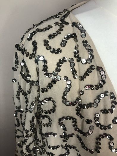 Together cream sparkly top (size 26)