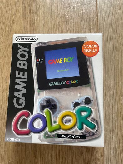 Nintendo Gameboy Color CGB-001 Color Clear Boxed with Manual
