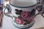 a large antique wemyss pottery ware loving cup