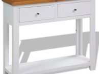 main image for ad Console Table 83x30x73 cm Solid Oak Wood