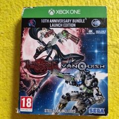 10th Anniversary Bunble Bayonetta Vanquish steelbook  Xbox