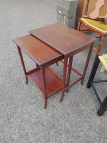 Vintage Nest Of 2 Tables