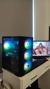 Gamer PC set Dragon Slayer Intel i5 10500 Core (10th gen) With GTX 1070 8 GB and 27 inch LG monitor