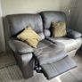 2 Two seater Leya leather power reclining sofas Image 5