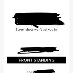 Nick Cave - Front standing ticket