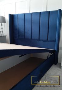 ottoman lift up bed frame and headboard
