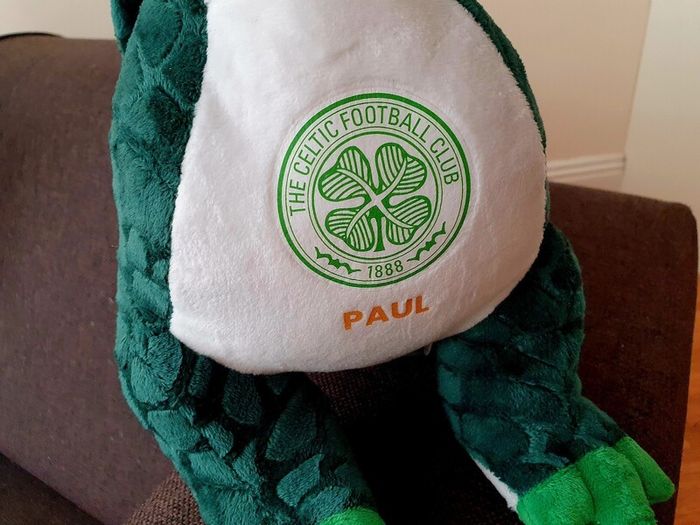 Personalised Celtic FC Dragon Plush Toy - Paul