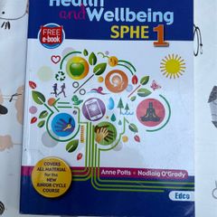 Health & Wellbeing SPHE1- school book