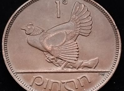 [#2638] - Ireland 1935 | Irish 1d | Irish 1 Penny  | KM.3