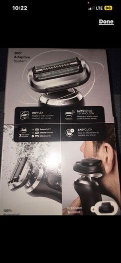 braun new series 7 smart sonic shaver smart dock station clean & charge Wet and Dry Electric Shaver