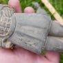 Lot Of Two Terra Cotta Army Warriors Figurines, Made In China, Chinese Warriors Statues Miniature, 2 Terra Cotta Soldiers from Qin Dynasty Image 8