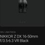 Nikon Nikkor Z Dx 16-50mm F/3.5-6.3 Vr Black Image 2